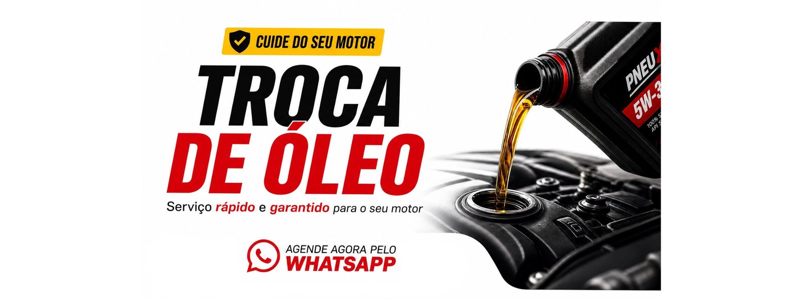 Troca de óleo - Pneus X